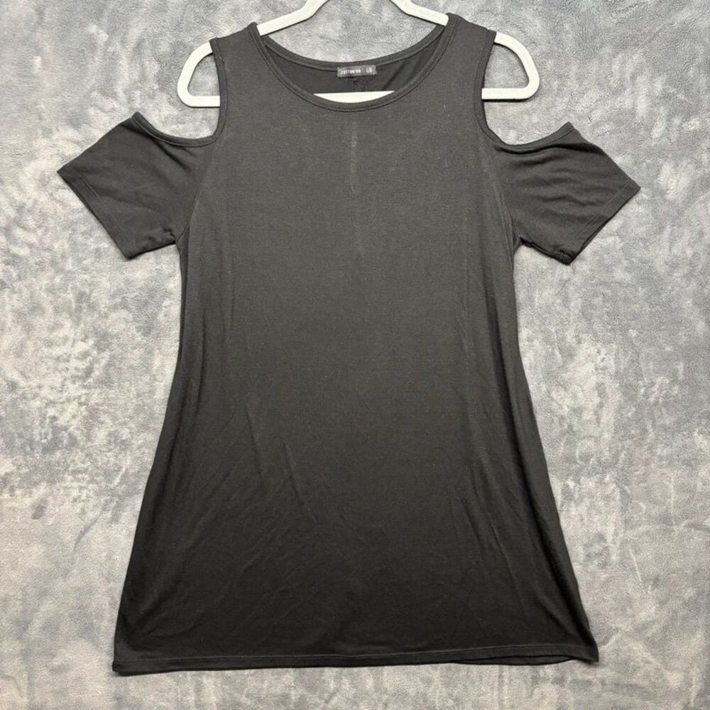 Cotton-On Women’s L Black Flare Dress Off Shoulder
